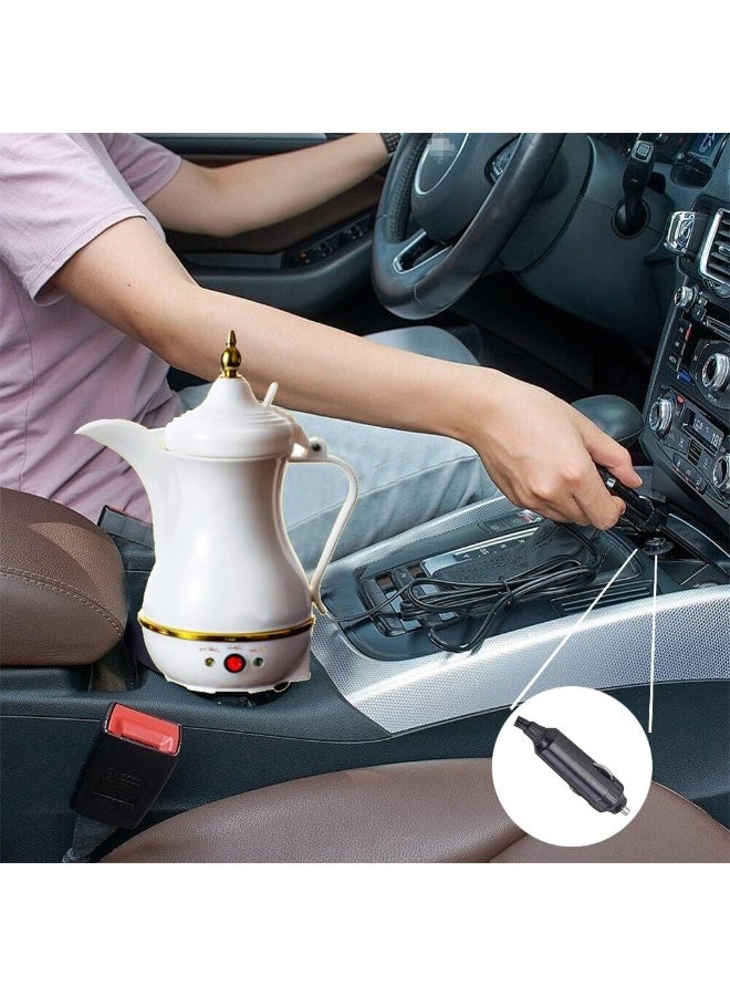 Gulf Dalla Arab Gulf Dalla Arabic Kehwa Tea & Coffee Maker with Car Charger Adapter, Includes Travel Bag & Cup – Portable Traditional Dalla for Travel - Image 3